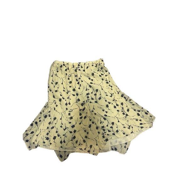 Bob Mackie Silk Tulip Printed Asymmetrical Skirt Women’s Size 12 - Picture 4 of 4